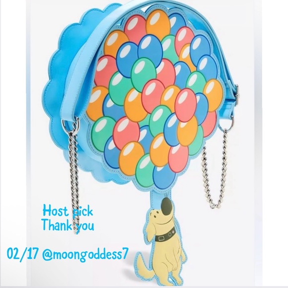 Loungefly Pixar Up Dug Dog Balloon Crossbody New! Boxlunch Exclusive